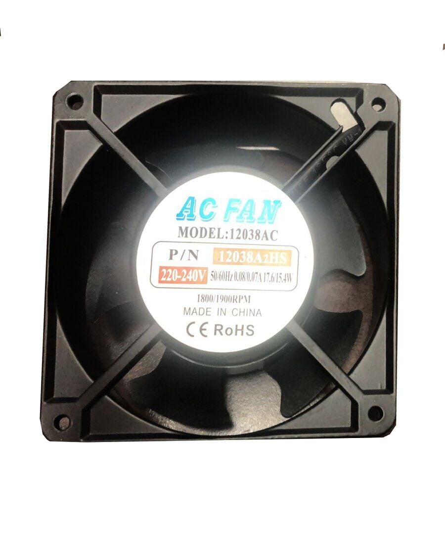 Taida 120x120x38mm 220V AC Kare Fan