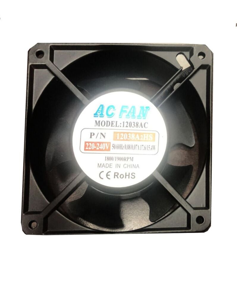 Taida 120x120x38mm 220V AC Kare Fan