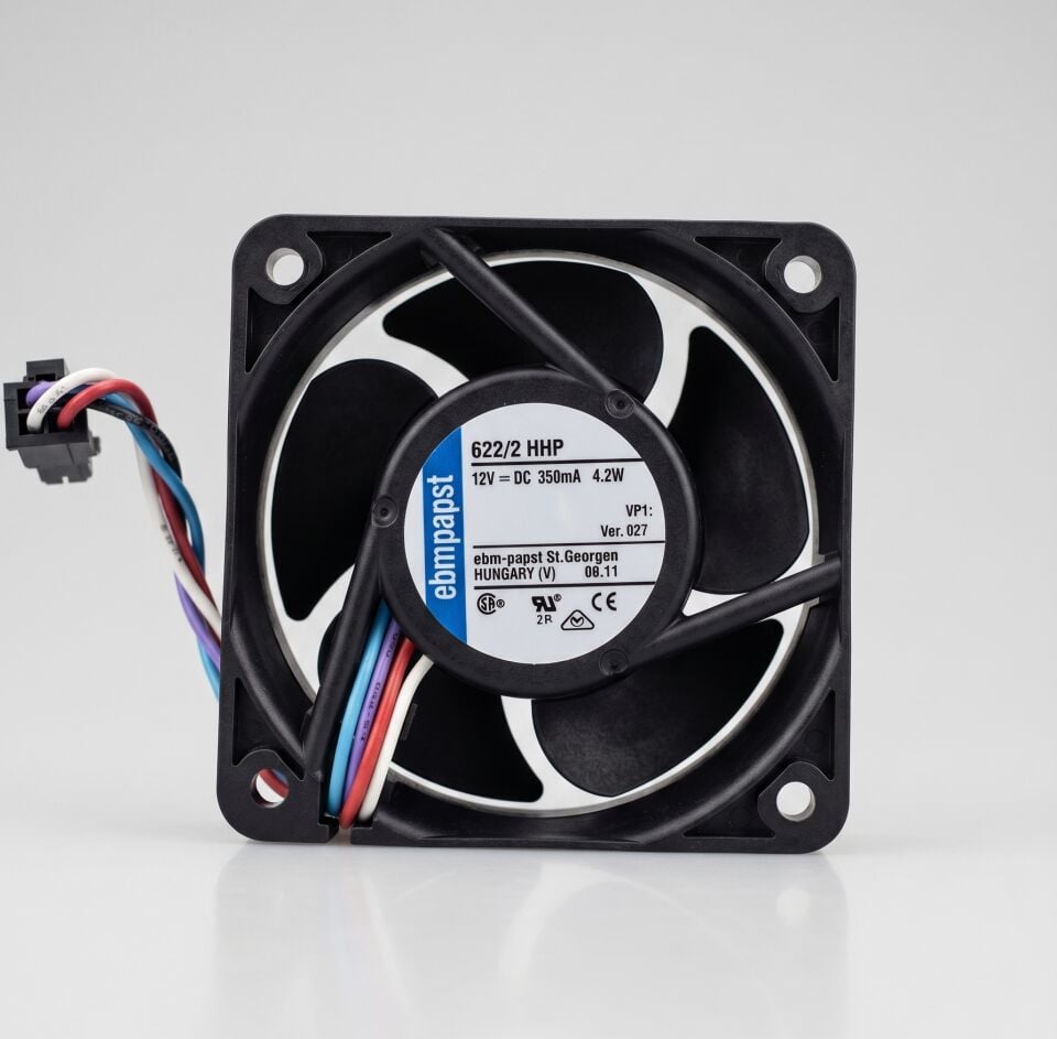 Ebm-papst 622/2HHP 12V 60x60x25 mm DC Kare Fan
