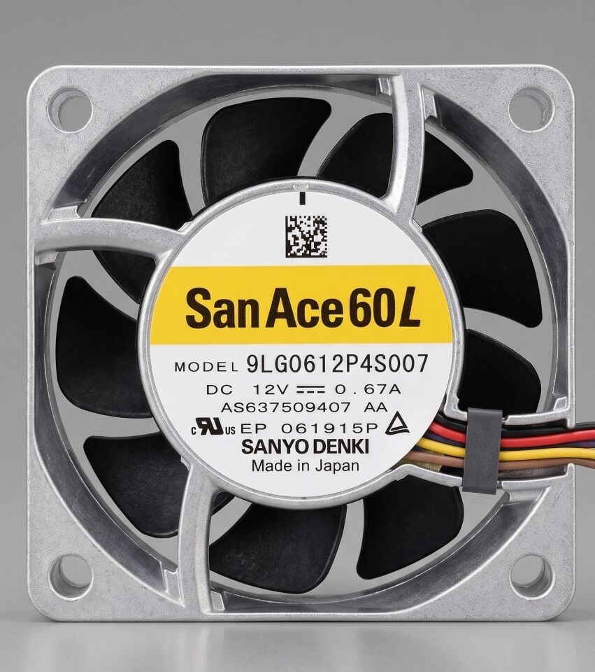 Sanyo Denki San Ace 9LG0612P4S001 60x60x25 mm 12V DC Kare Fan