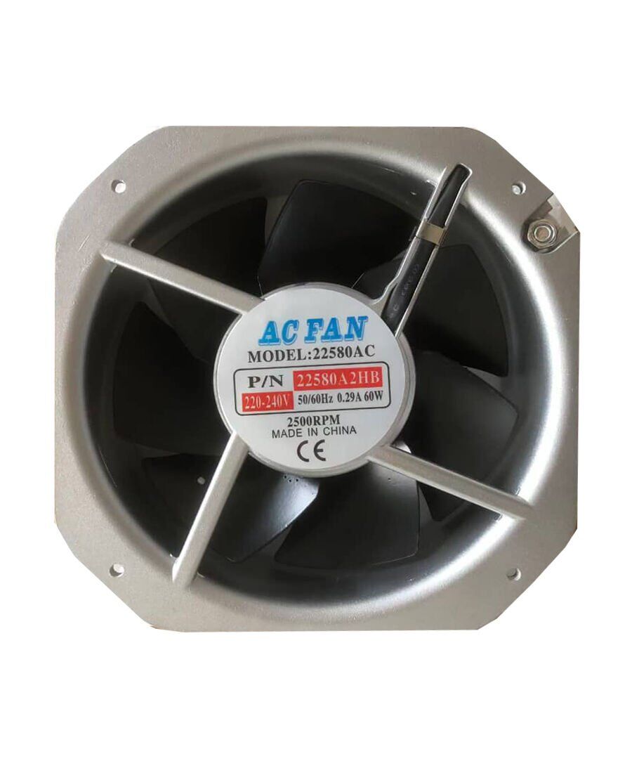 TİDAR 225x225x80mm 220V AC Kare Fan
