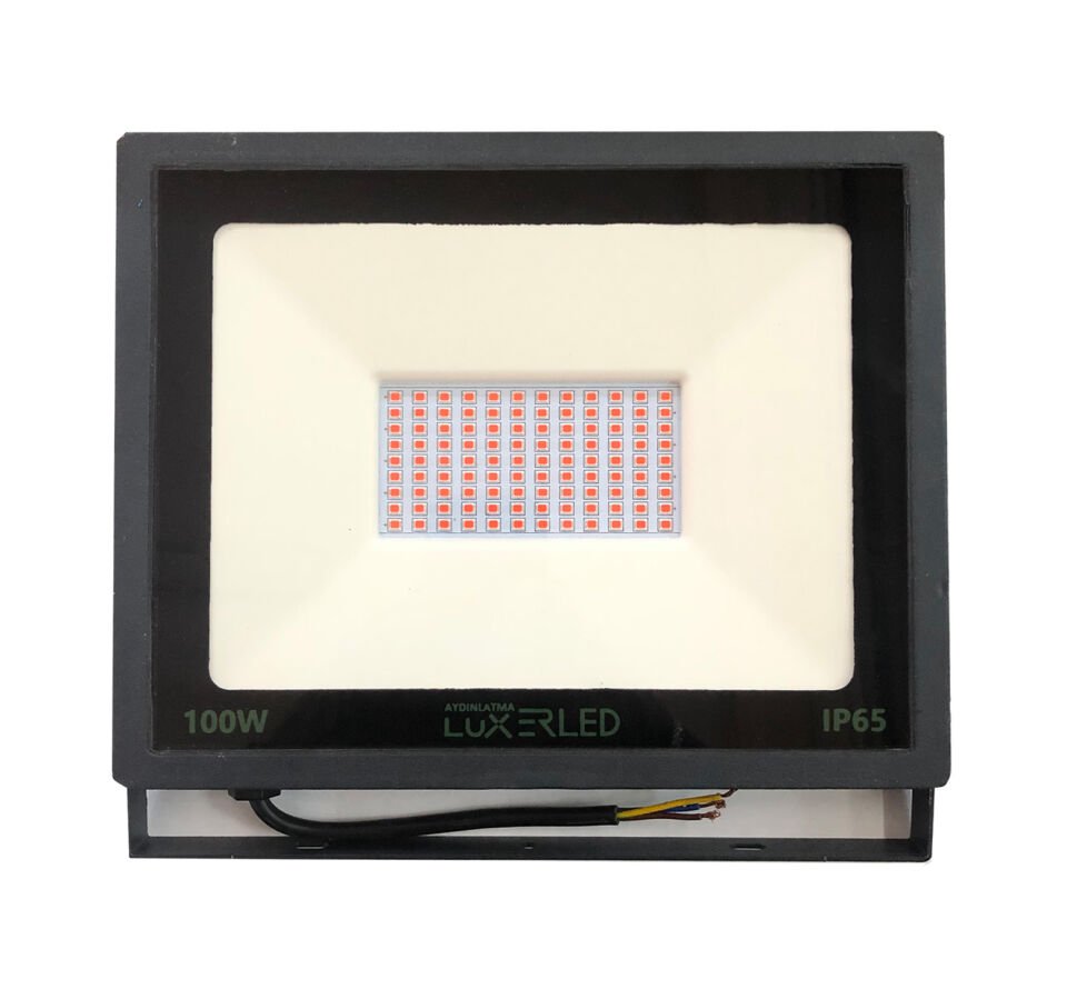 LUXER 100 WATT KIRMIZI LED PROJEKTÖR