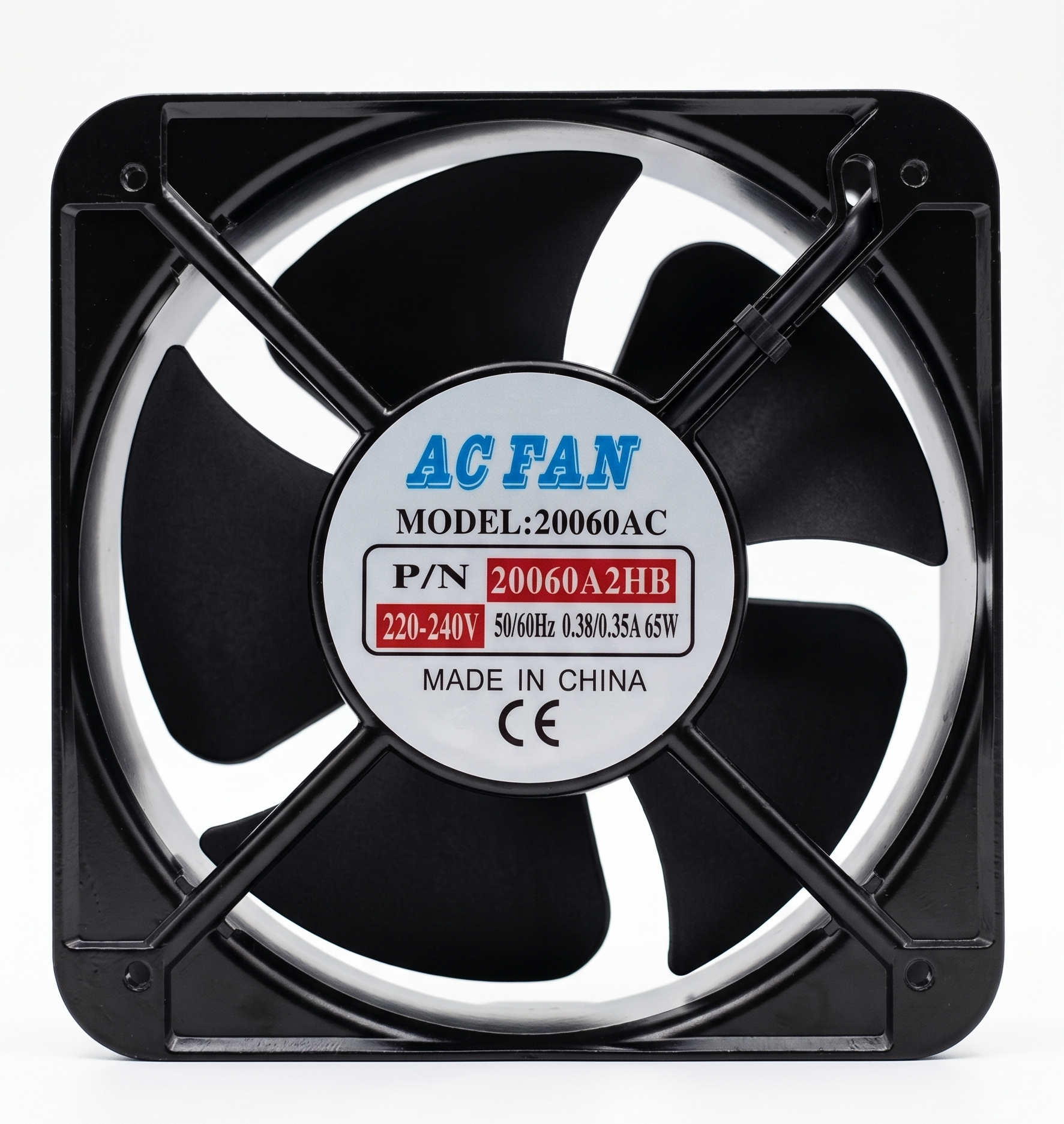 200x200x60 mm Aksiyel Fan 220V AC