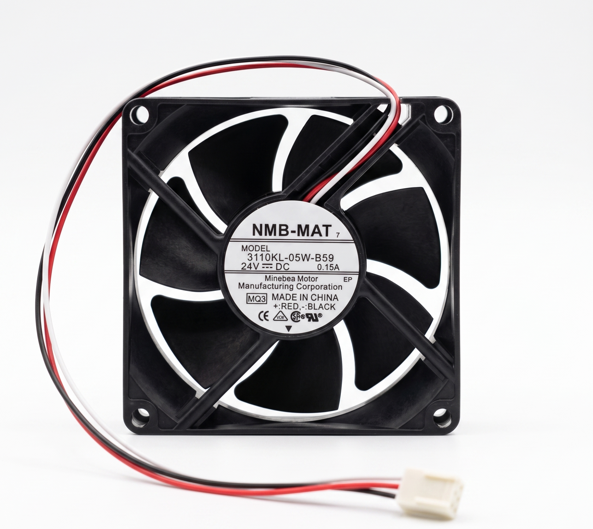 NMB 3110KL-05W-B59 24V DC Fan 80x80x25mm