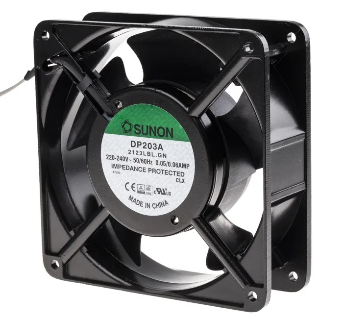 Sunon DP203A 230V AC Kare Fan 120x120x38mm