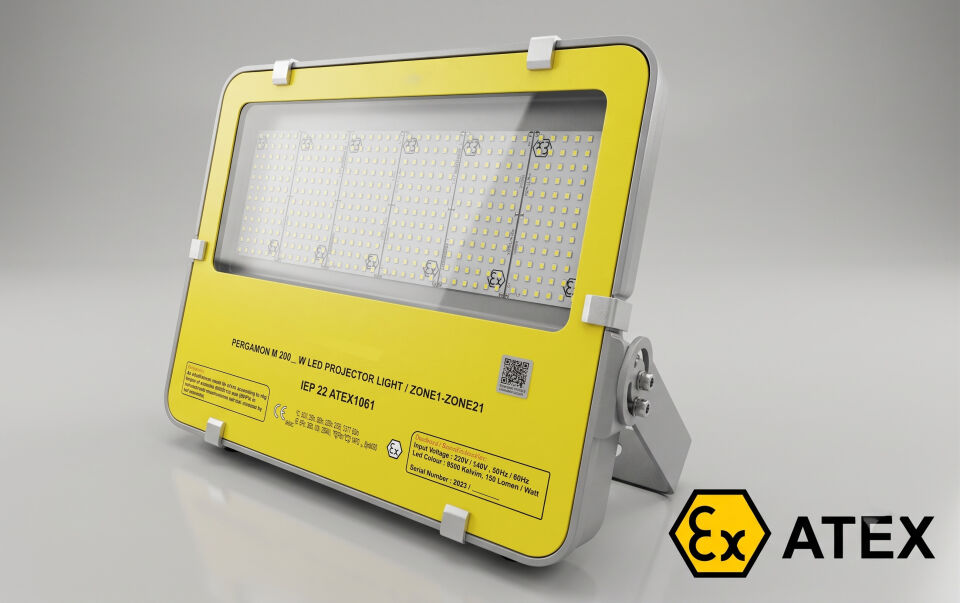 Exproof LED Projektör Zone-1 30W 6500K IP66