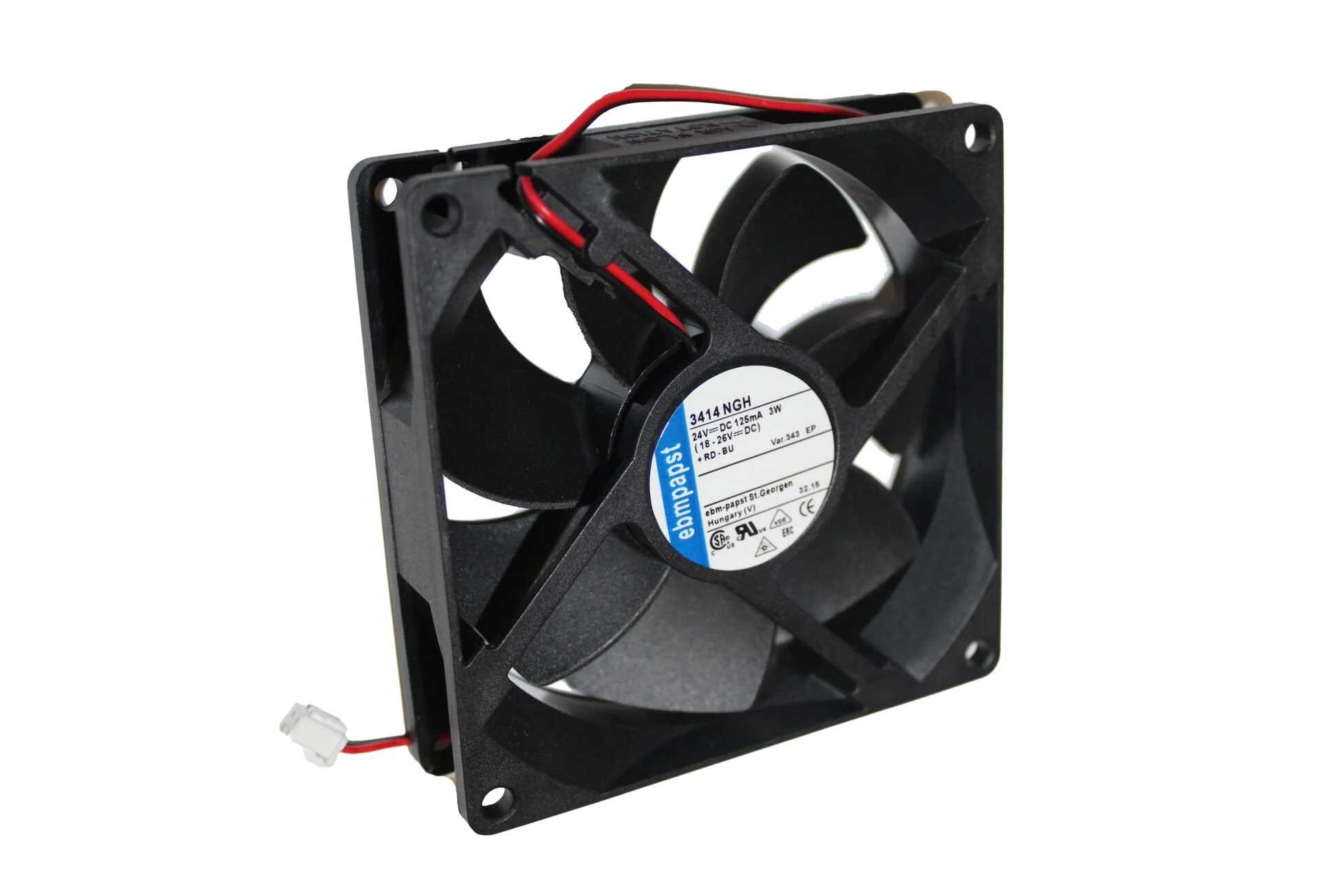 ebmpapst 3414NGH Kare Fan 24V DC 92x92x25mm