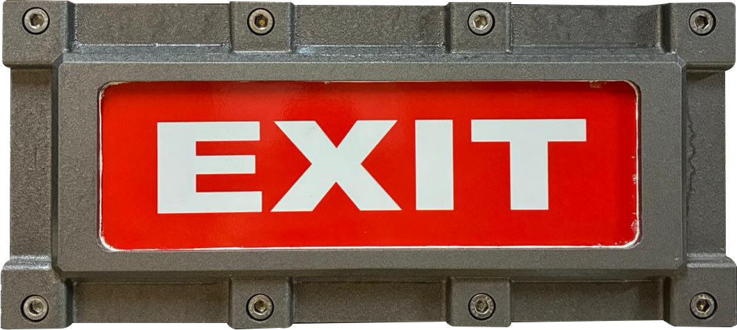 Exproof Exit Armatür Zone-1 Acil Çıkış Armatürü 9W 220V