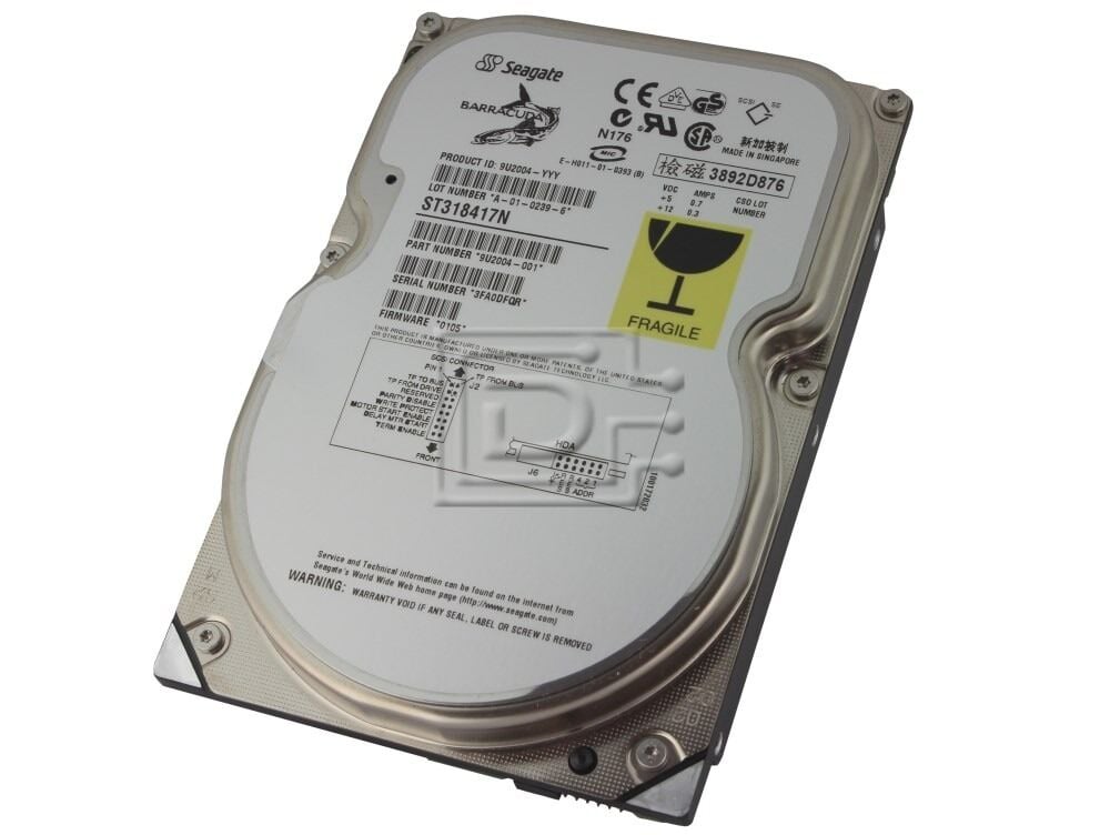 Seagate ST318417N 18GB SCSI Hard Disk (50-Pin)