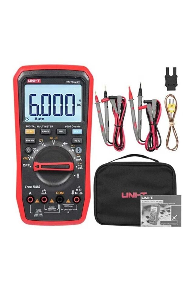 Unit UT17B MAX Profesyonel Dijital Multimetre Ölçü Aleti