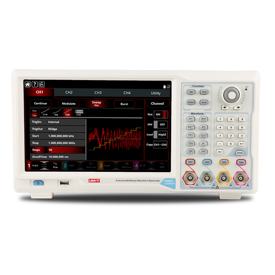 UNI-T UTG9354T 350MHz 4 Kanal Fonksiyon Jeneratörü