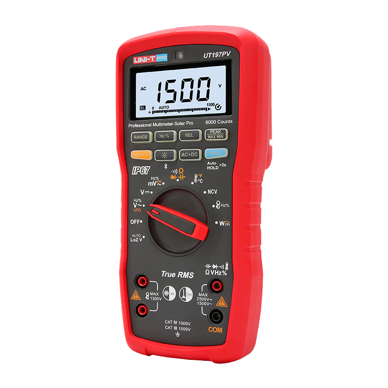 UNI-T UT197PV Dijital Multimetre Solar