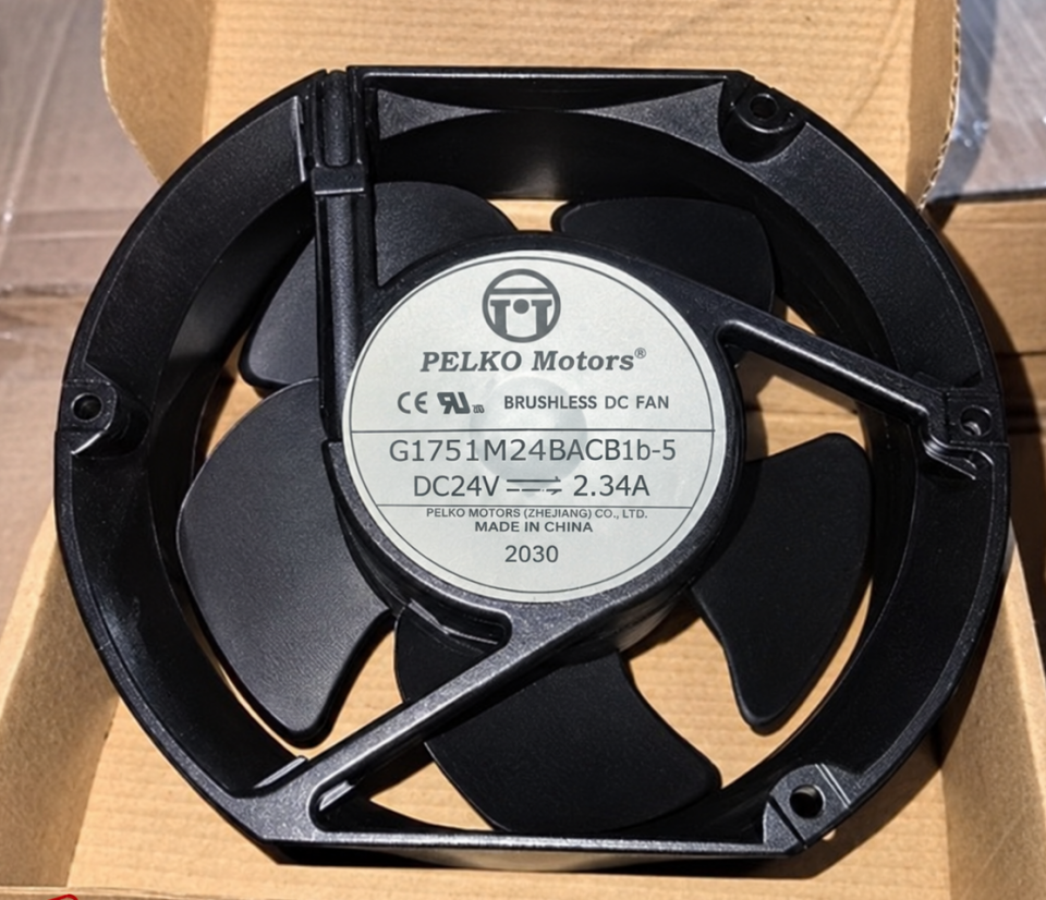 PELKO Motors G1751Y24BACB1b-5 24V 2.34A 17 cm Fan