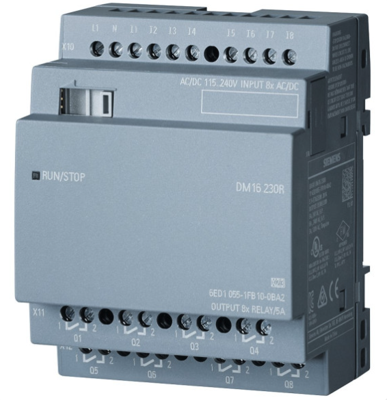 Siemens LOGO! DM16 230R Genişleme Modülü 6ED1055-1FB10-0BA2