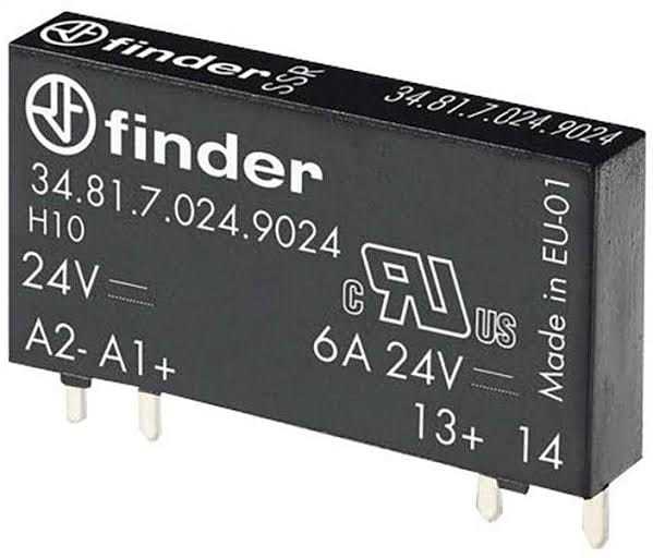 Finder 34.81.7.024.9024 Ultra İnce Solid State Röle 24VDC 6A
