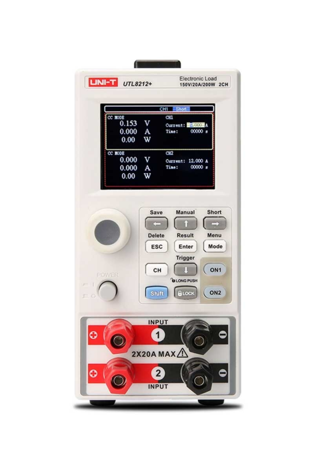UNI-T UTL8212+ Kompakt DC Elektronik Yük 150V 20A 200W