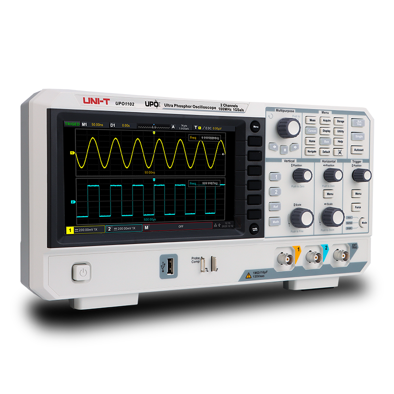 UNI-T UPO1102 100MHz 2 Kanal Dijital Osiloskop