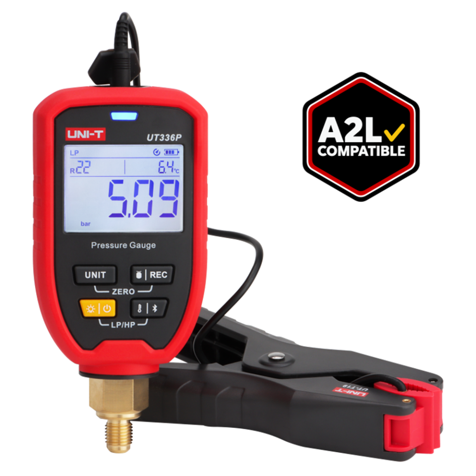 UNI-T UT336P KIT Kablosuz Basınç Ölçer ve Sıcaklık Kelepçesi Seti