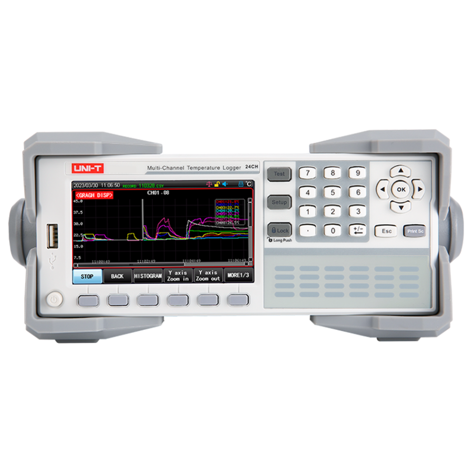 UNI-T UT3240+ 40 Kanallı Sıcaklık Ölçüm Cihazı -200~1800°C