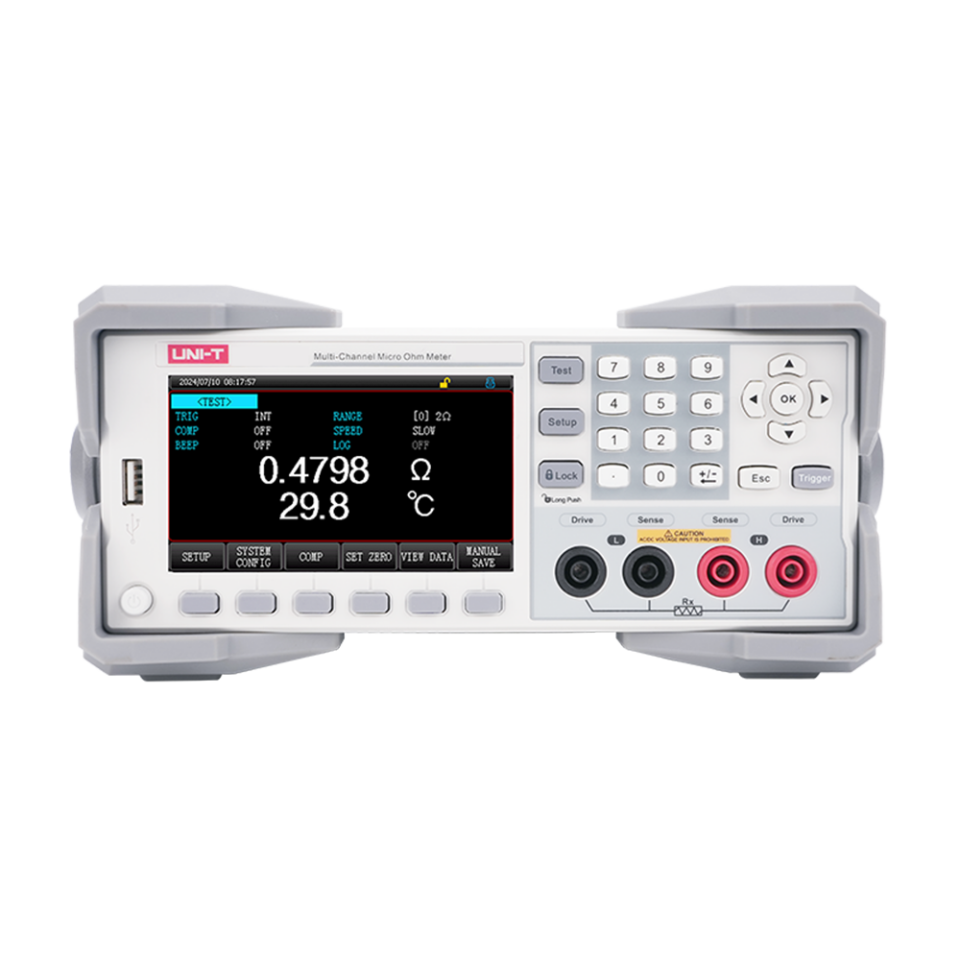 UNI-T UT3515-S10 Masa Tipi Mikro Ohmmetre 10 Kanal