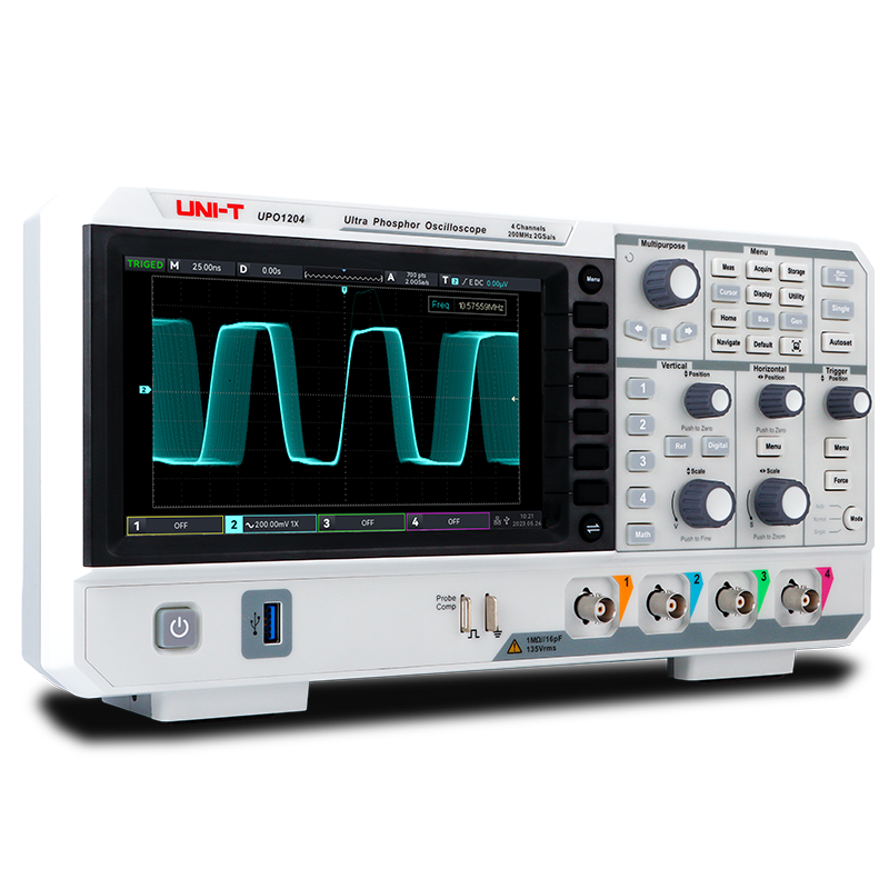 UNI-T UPO1054 50MHz 4 Kanallı Dijital Depolama Osiloskobu