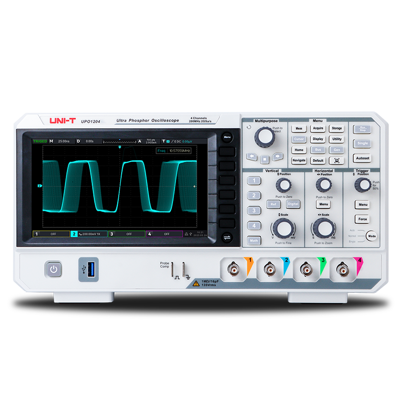 UNI-T UPO1054 50MHz 4 Kanallı Dijital Depolama Osiloskobu