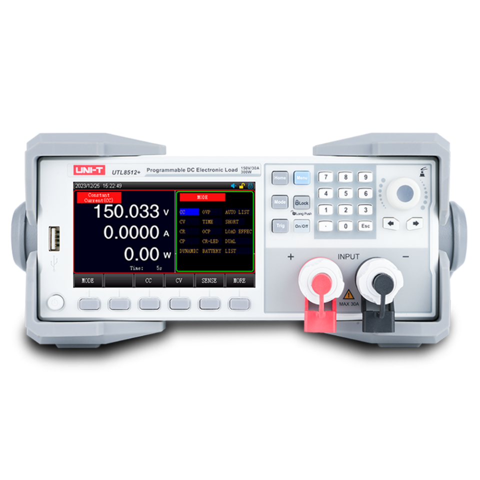 UNI-T UTL8512+ Programlanabilir DC Elektronik Yük 150V 30A 300W