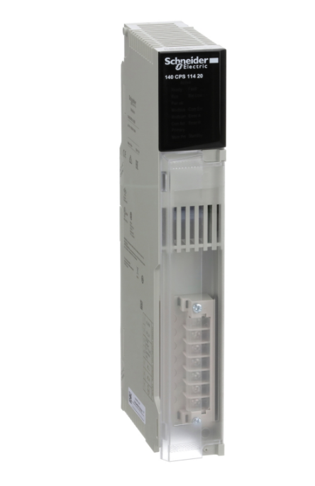 140CPS11420 Güç Kaynağı Modülü Modicon Quantum, 115 V/230 V AC, Katkı veya Tekli cihaz.