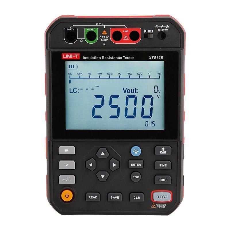 UNI-T UT512E 2.5kV Yalıtım Direnci Test Cihazı