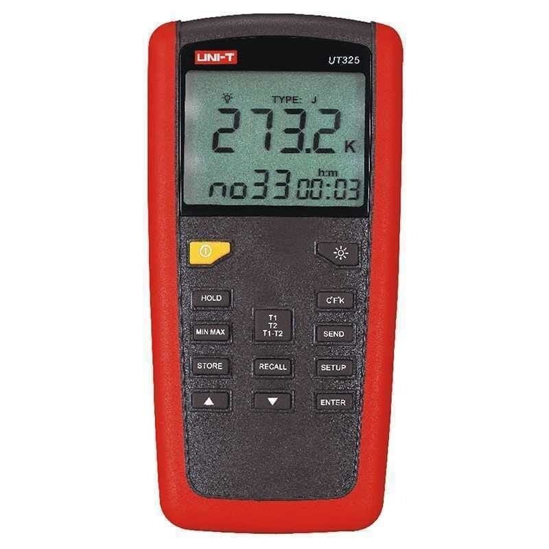 Unit UT325 Çift Girişli Profesyonel Termometre