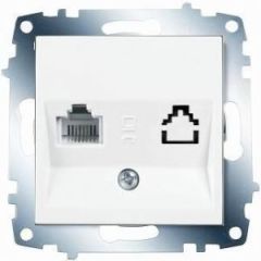 Viko 90967013 - Karre Numeris Telefon Prizi Rj11 Beyaz