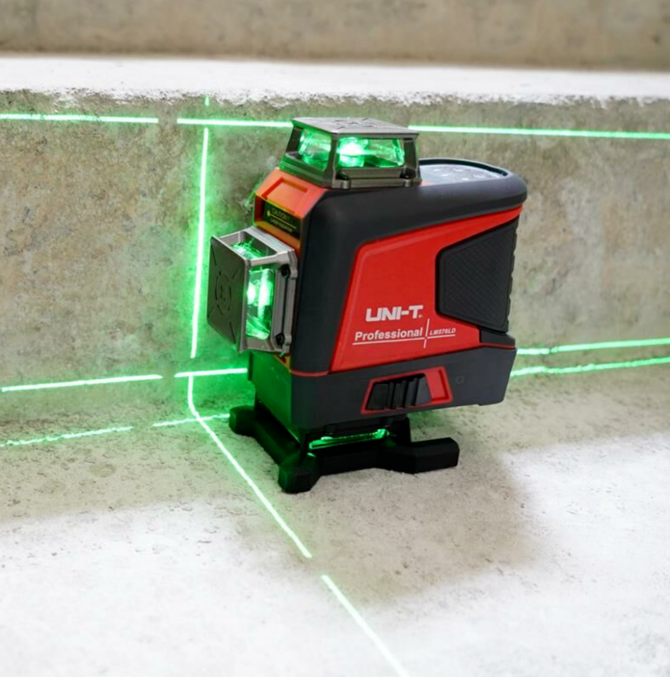 UNI-T LM576LD 3D 16 Çizgili Yeşil Lazer Hizalama Cihazı