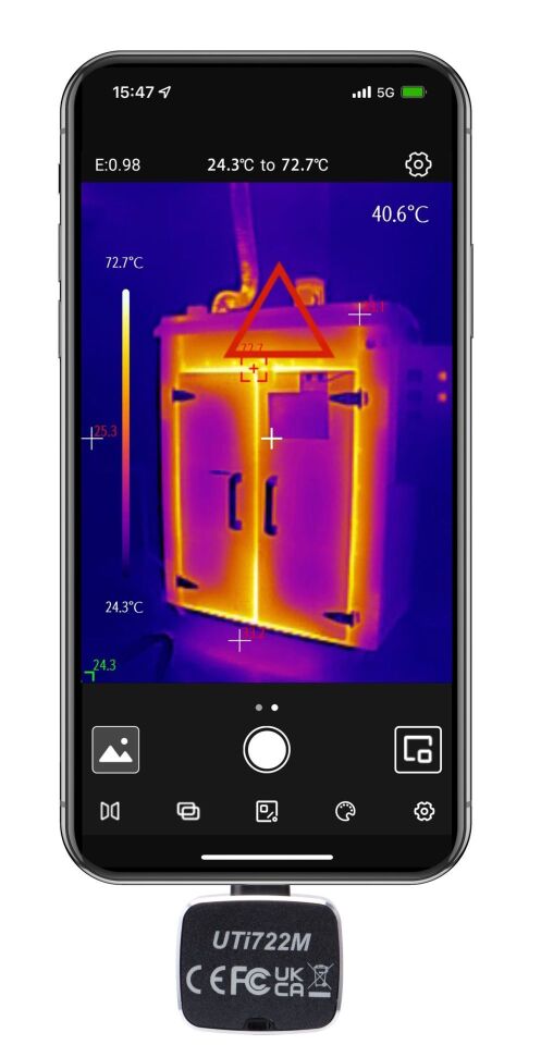UNI-T UTi722M Android Telefon Termal Kamera Modülü