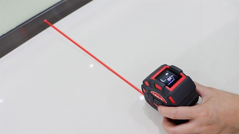 UNI-T LM60T 50m Lazer ve 5m Şerit Metre 2'si 1 Arada