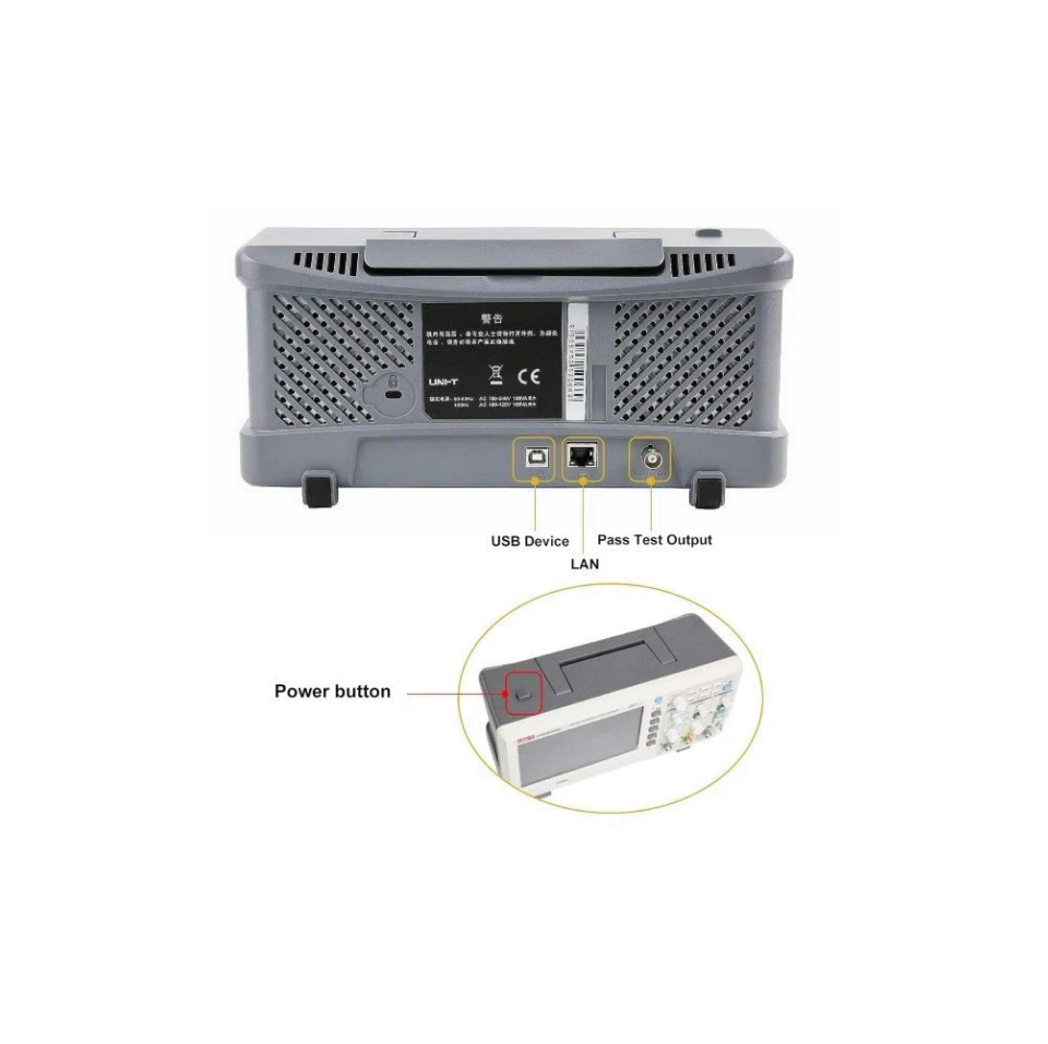 UNI-T UTD2102CEX+ 100MHz Dijital Osiloskop
