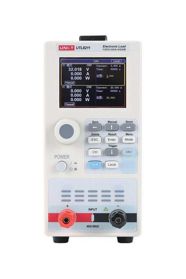 UNI-T UTL8211+ Kompakt DC Elektronik Yük 150V 40A 400W