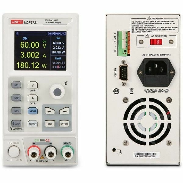 UNI-T UDP6721 60V 8A Programlanabilir Anahtarlamalı DC Güç Kaynağı