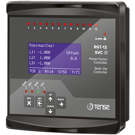 TENSE RGT-12 SVC REAKTİF GÜÇ KONTROL RÖLESİ