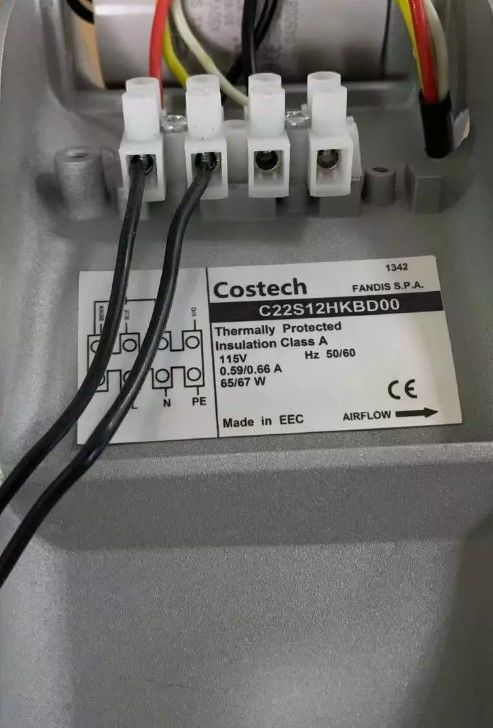 COSTECH C22S12HKBD00 FAN