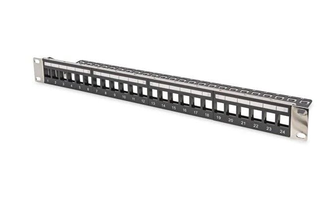 DIGITUS DN-91411-LF 24'LÜ BOŞ PATCH PANEL ZIRHLI