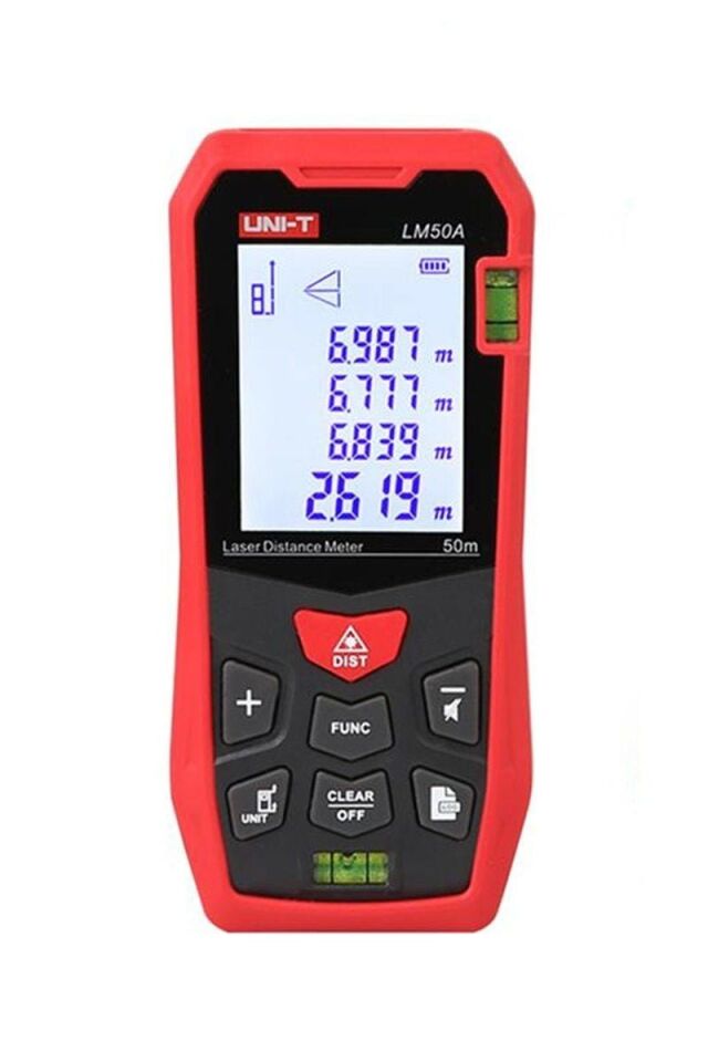 UNIT LM50A 50 Metre Lazer Mesafe Ölçüm Cihazı