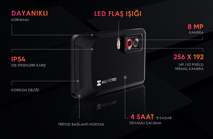 HIKMICRO Pocket2 Termal Kamera 256x192 25Hz