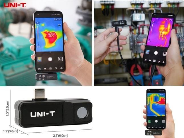 UNIT UTi120 Mobil Termal Kamera (Akıllı Telefon Uyumlu)