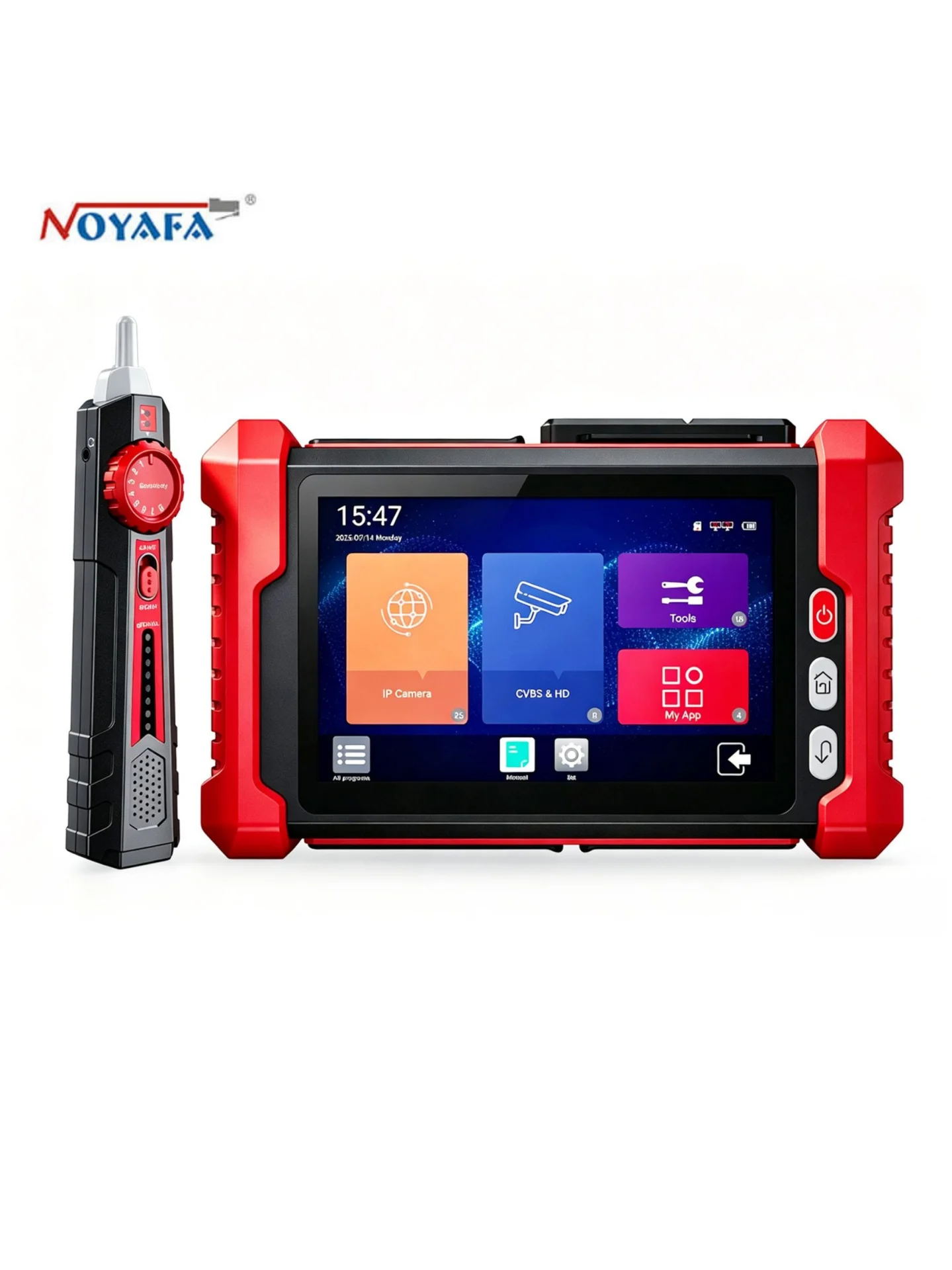 Noyafa NF-IPC728HSO 8K / 32MP, 8'' IPS, PoE, TDR, OPM ve VFL Kamera Test Cihazı