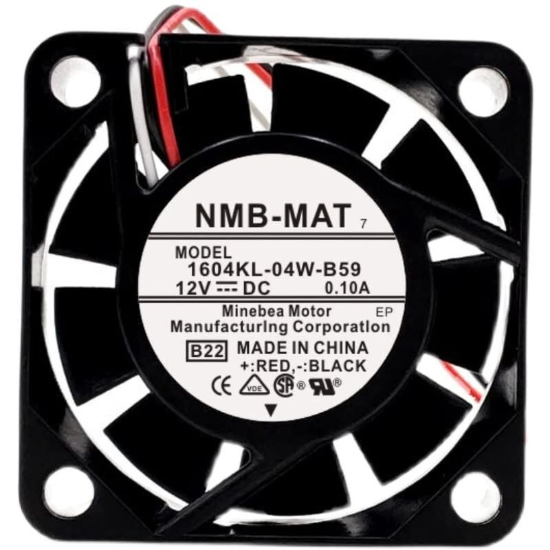 NMB 1604KL-04W-B59 40x40x10mm 12VDC 3 Kablolu Fan
