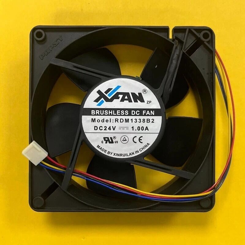 XFAN RDM1338B2 24VDC 1.00A 120x120x38mm 4-Pin Aksiyel Fan