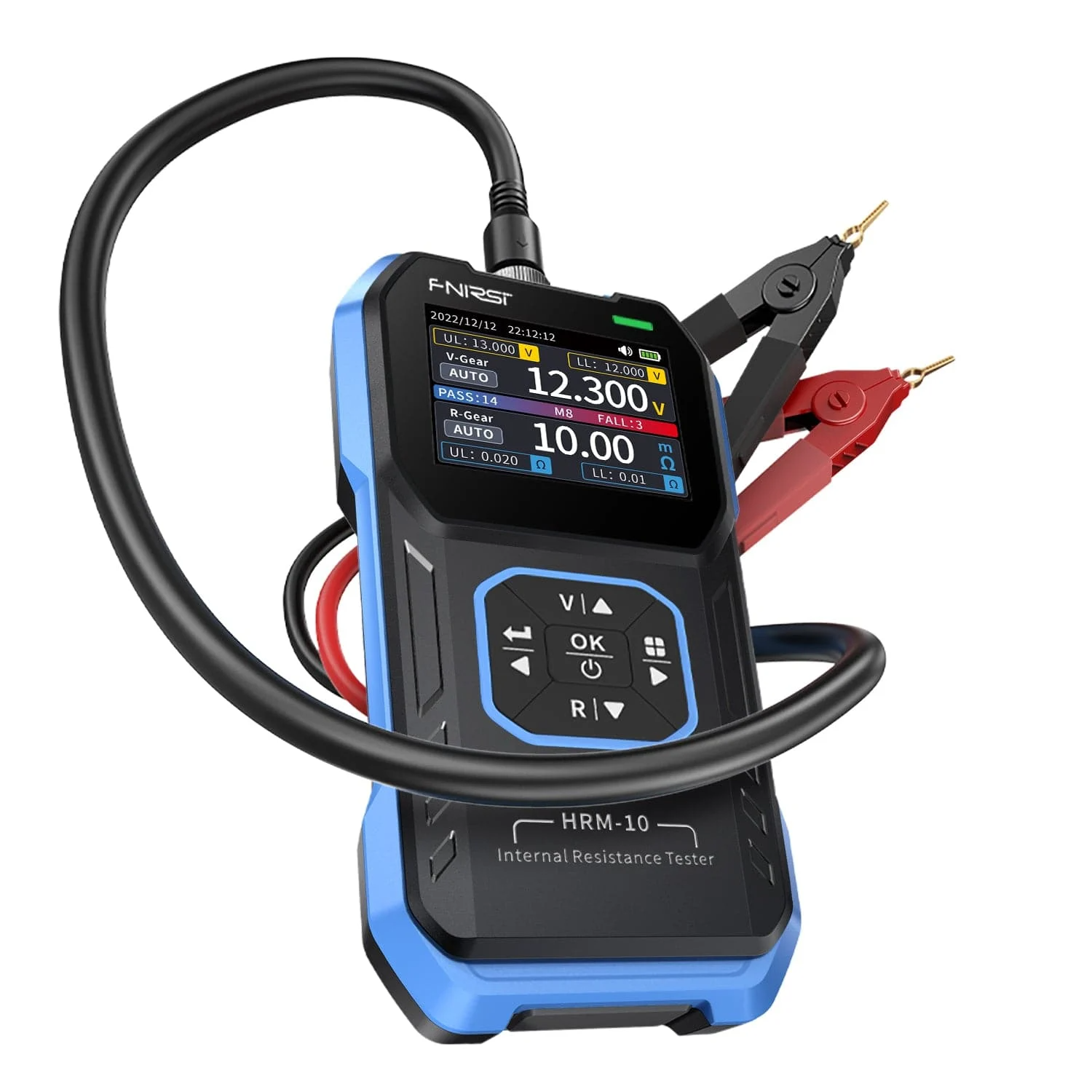 FNIRSI HRM-10 Pil Voltajı ve İç Direnç Test Cihazı