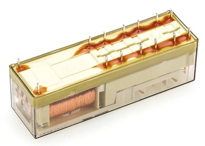 SCHRACK W23050-A1024-A542 PCB MONTAJLI KUVVET KILAVUZLU 4 KUTUPLU RÖLE