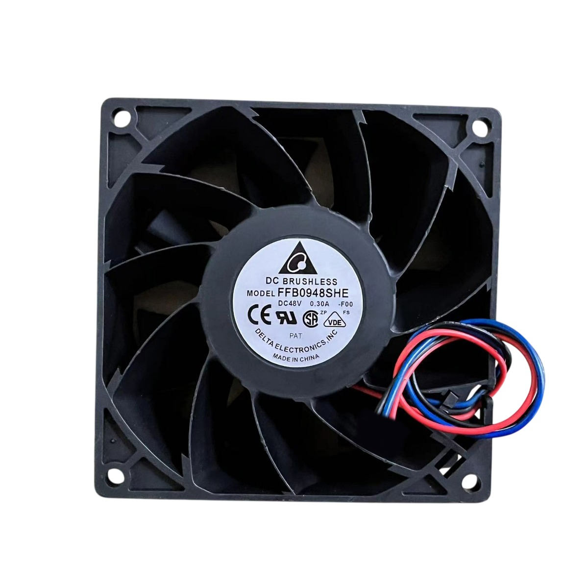 Delta FFB0948SHE 48V DC Kare Fan