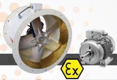 EXPROOF 45CM 230/380V AKSİYEL KASET TİPİ FAN